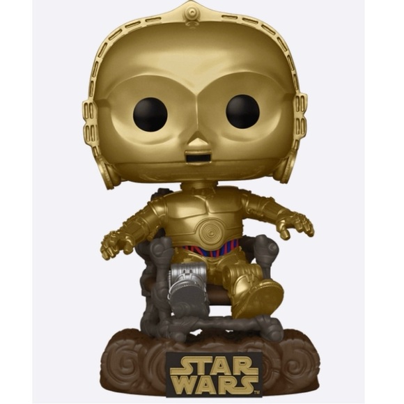 Funko Pop! Star Wars C3PO Bobblehead in Pop Protector #609, [New] - Picture 2 of 7